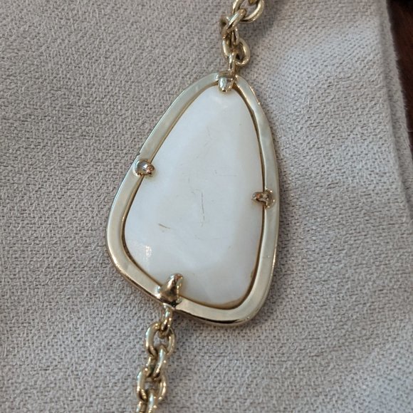 Genuine Kendra Scott Kinley Long Station Necklace - Picture 2 of 2